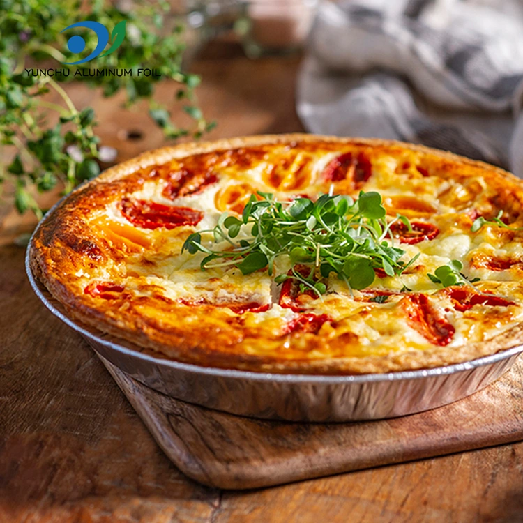 10 дюймов пиццы серебряной алюминиевой фольги