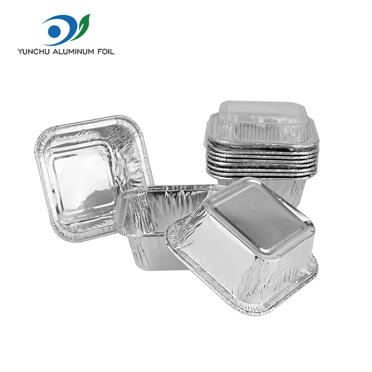 Квадратная авиационная фритюрная алюминиевая фольга