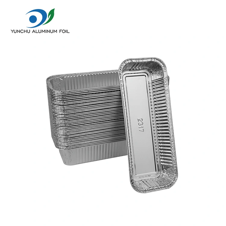 Прямоугольные багеты серебряной алюминиевой фольги