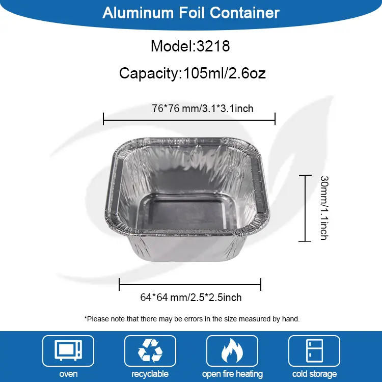 Квадратная авиационная фритюрная алюминиевая фольга