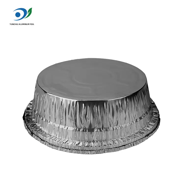 Круглый воздушный фритюрный серебряный алюминиевая фольга