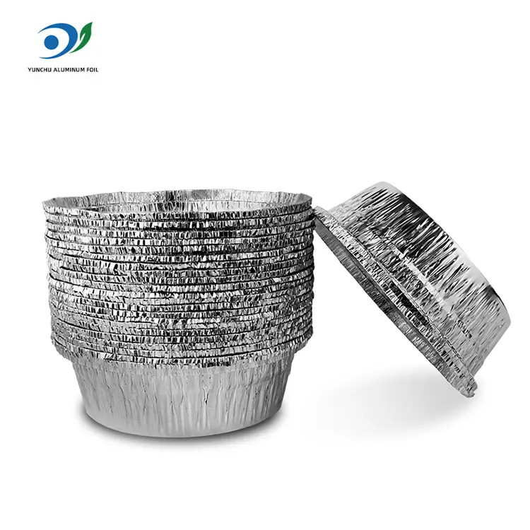 Круглый воздушный фритюрный серебряный алюминиевая фольга