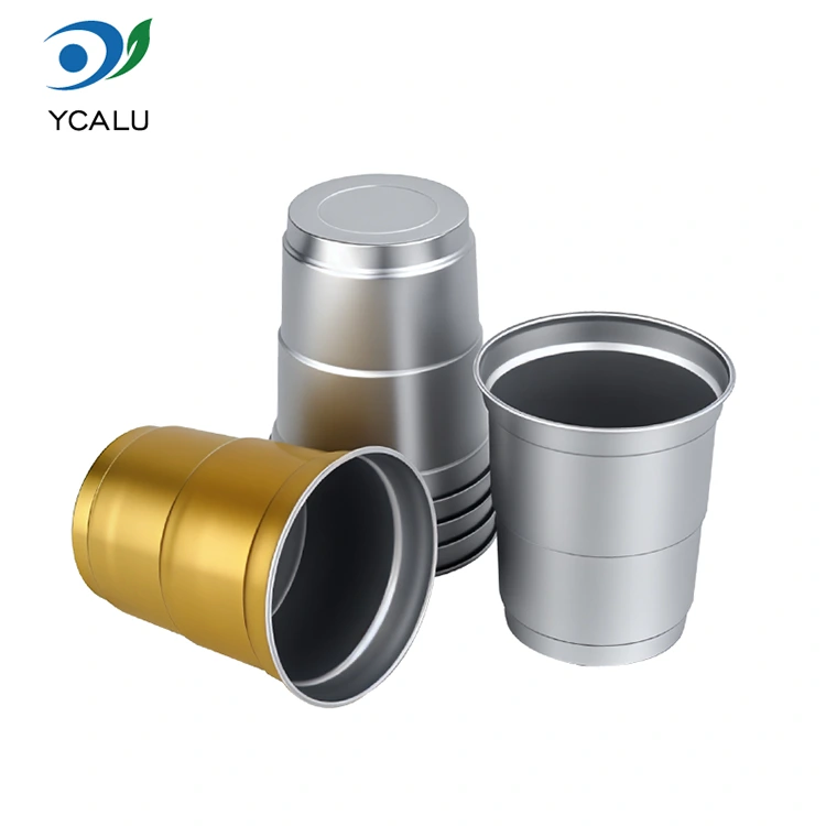 Одноразовая алюминиевая чашка для холодных напитков на 9 унций