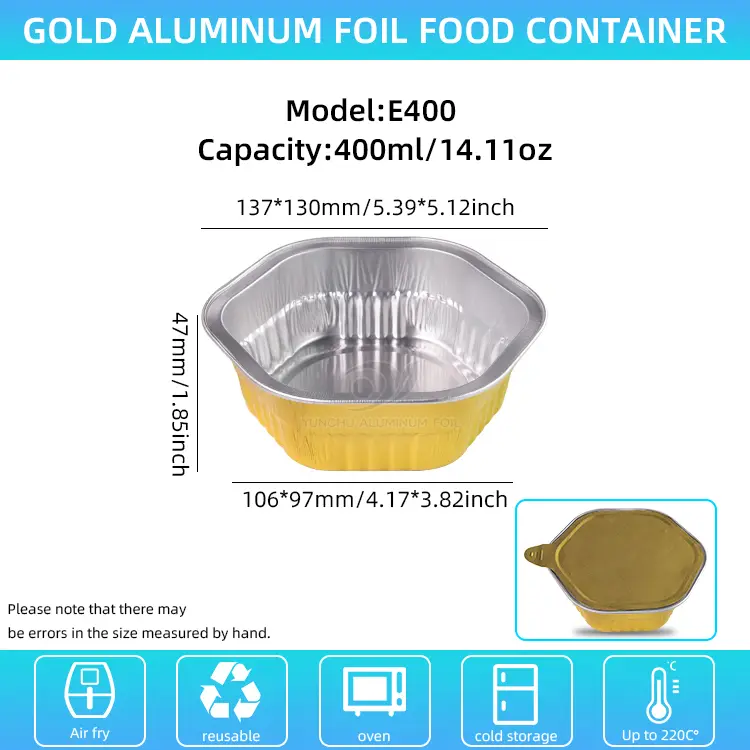 Гексагональная тепловая тепловая нагреваная алюминиевая фольга