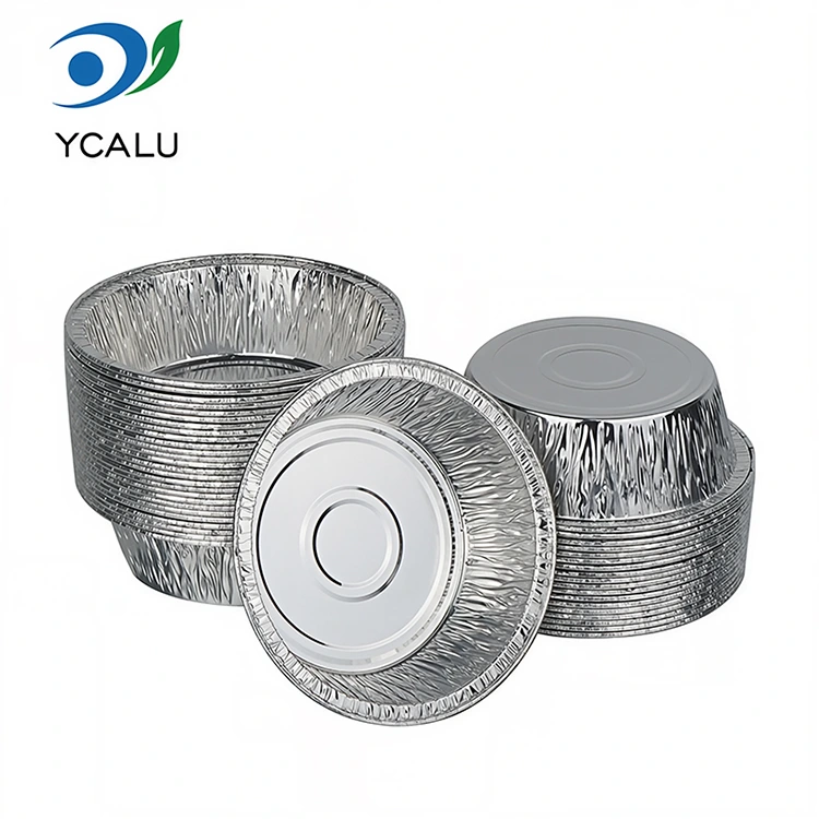 Одноразовая фритюрница для барбекю, серебряные контейнеры для пищевых продуктов из алюминиевой фольги