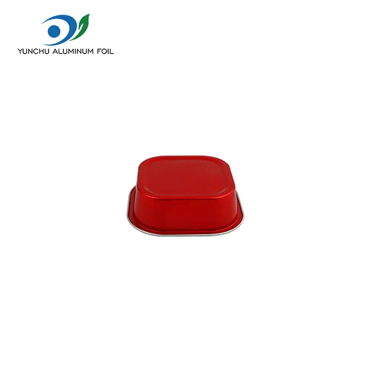 Квадратная выпечка сгущенной гладкой стенки алюминиевой фольги